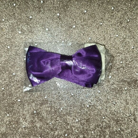 *3 FOR $9* NEW Pretied 100% Silk Royal Lilac Adjustable Bow tie Unlimited Formal - Picture 3 of 5